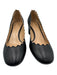 Chloe Shoe Size 36.5 Black Leather Upper Scalloped Edge Rounded Toe Pumps Black / 36.5