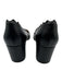Chloe Shoe Size 36.5 Black Leather Upper Scalloped Edge Rounded Toe Pumps Black / 36.5