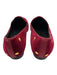 Jon Josef Shoe Size 6.5 Red Gray & Blue Velvet Embroidered Star Flat Loafers Red Gray & Blue / 6.5