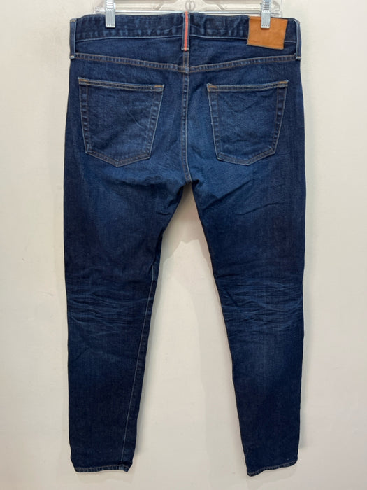 AG Size 33 medium dark wash Cotton Washed Selvedge Jean Men's Pants