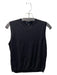 Gucci Size Medium Black Virgin Wool Round Neck Sleeveless Knit Cropped Top Black / Medium