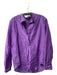 Gucci Size 42 Light Purple Cotton Blend Button Up Long Sleeve Semi Sheer Top Light Purple / 42