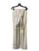 Gucci Size 40 Cream & Black Lana Wool Pin Stripe Wide Leg 2 Button Pant Set Cream & Black / 40