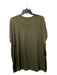 Gucci Size S Green, Tan, & black Viscose Round Neck Short Sleeve Seam Detail Top Green, Tan, & black / S