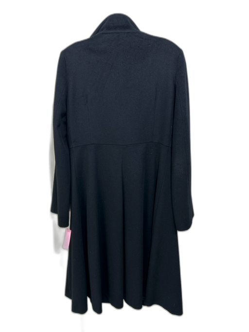 Cinzia Rocca Size M Black Wool Button Up Pockets Overcoat Coat Black / M