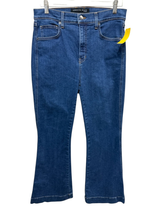 Veronica Beard Jeans Size 30 Medium Wash Cotton Blend High Rise Flare Jeans Medium Wash / 30