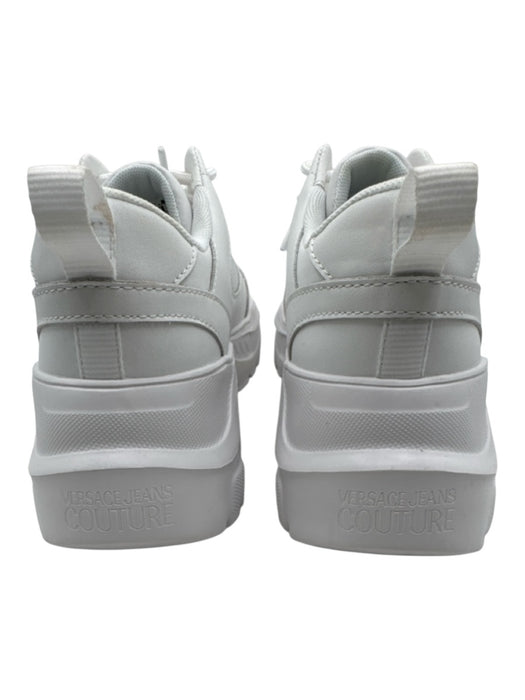 Versace Jeans Couture Shoe Size 6 White Synthetic Upper Perforated Sneakers White / 6