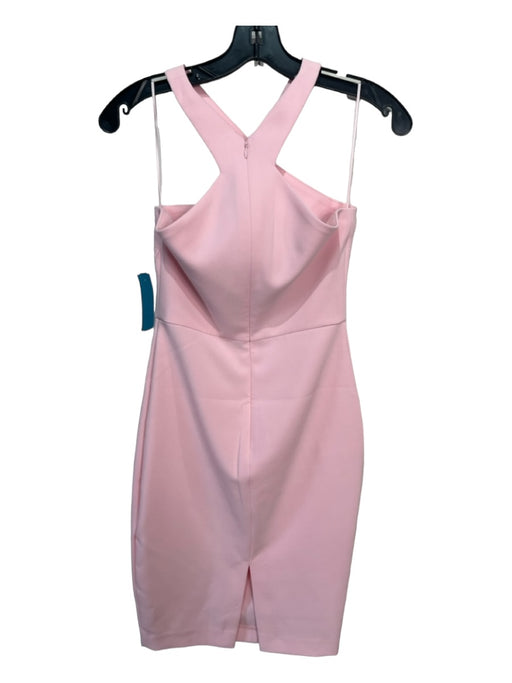 Likely Size 2 Pale Pink Polyester Blend Criss Cross Sleeveless Sheath Midi Dress Pale Pink / 2