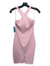 Likely Size 2 Pale Pink Polyester Blend Criss Cross Sleeveless Sheath Midi Dress Pale Pink / 2