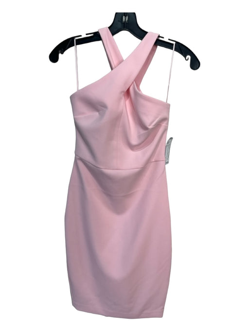 Likely Size 2 Pale Pink Polyester Blend Criss Cross Sleeveless Sheath Midi Dress Pale Pink / 2