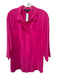 Lafayette 148 Size L Hot pink Silk Collared Button Up Long Sleeve Top Hot pink / L