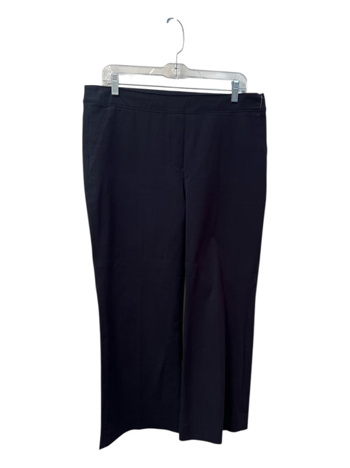 Spanx Size XL Navy Cotton Blend Elastic Waist Pull On Back pockets Pants Navy / XL