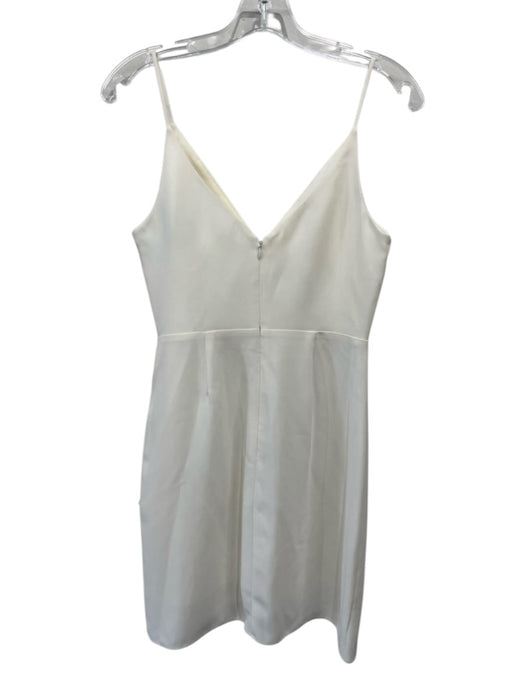Amanda Uprichard Size Small Cream White Spaghetti Strap V Neck Dress Cream White / Small