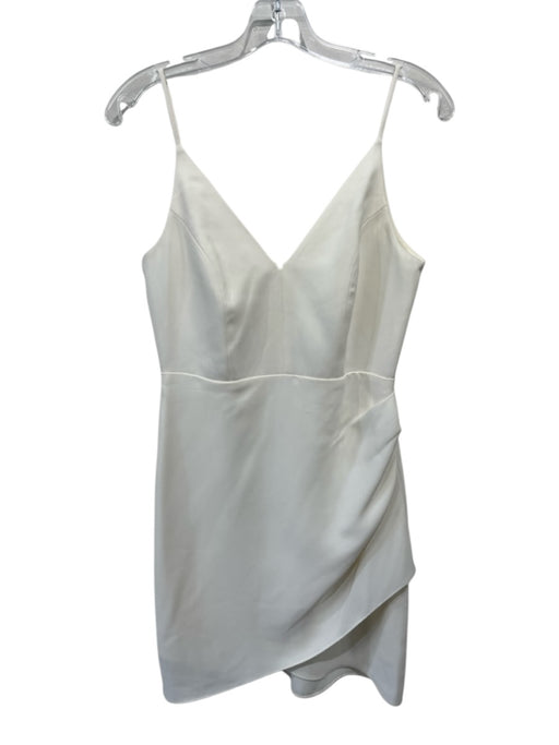 Amanda Uprichard Size Small Cream White Spaghetti Strap V Neck Dress Cream White / Small