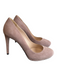 Prada Shoe Size 38.5 Blush Suede Stiletto Round Toe Platform Pump Shoes Blush / 38.5