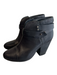 Rag & Bone Shoe Size 38 Black Leather Almond Toe Cuban Heel Straps Booties Black / 38