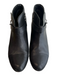 Rag & Bone Shoe Size 38 Black Leather Almond Toe Cuban Heel Straps Booties Black / 38