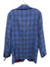 Q Clothier Size 40 Blue & Multi Wool Blend Plaid Blazer 2 Button Men's Jacket Blue & Multi / 40
