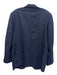 Canali Size 50 Navy & Brown Wool Plaid Blazer 2 Button Men's Jacket Navy & Brown / 50