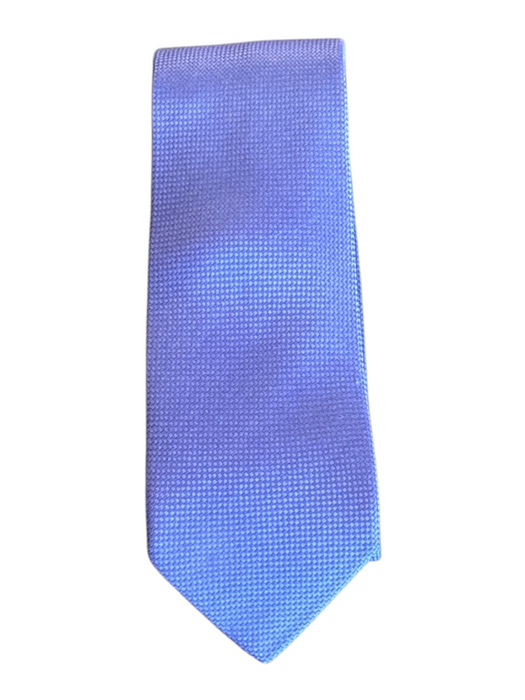 Hermes Purple Silk Woven Men's Tie Purple