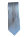 Hermes Gray Silk Woven Men's Tie Gray
