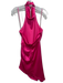 DO+BE Size S Hot pink Polyester Blend Halter Back Zip Gathered Side Dress Hot pink / S