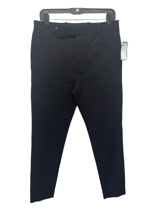 Rick Owens Size 4 Black Cotton Blend Solid Khakis Men's Pants 4