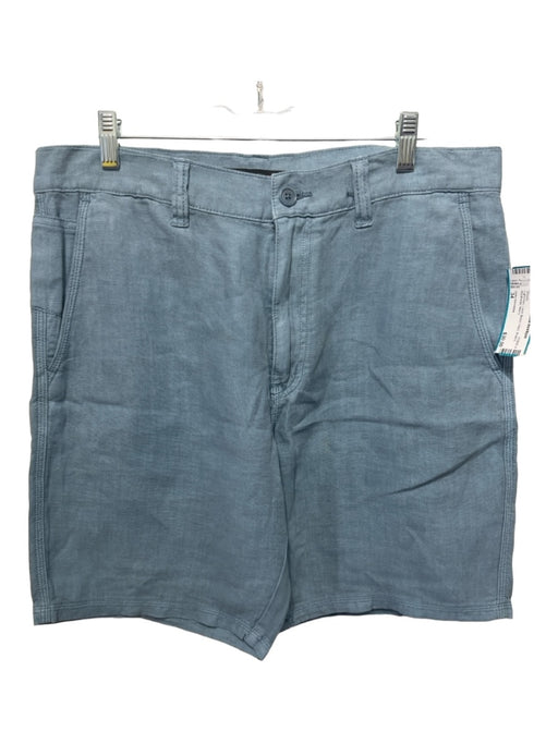 John Varvatos Size 34 Light blue Linen Blend Solid Khakis Men's Shorts 34