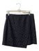 Madewell Size 6 Black Nylon Blend Lace Overlay Pencil Asymmetric Hem Skirt Black / 6