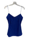 Ted Baker Size M Electric Blue Polyester Blend Cami Sleeveless V Neck Top Electric Blue / M