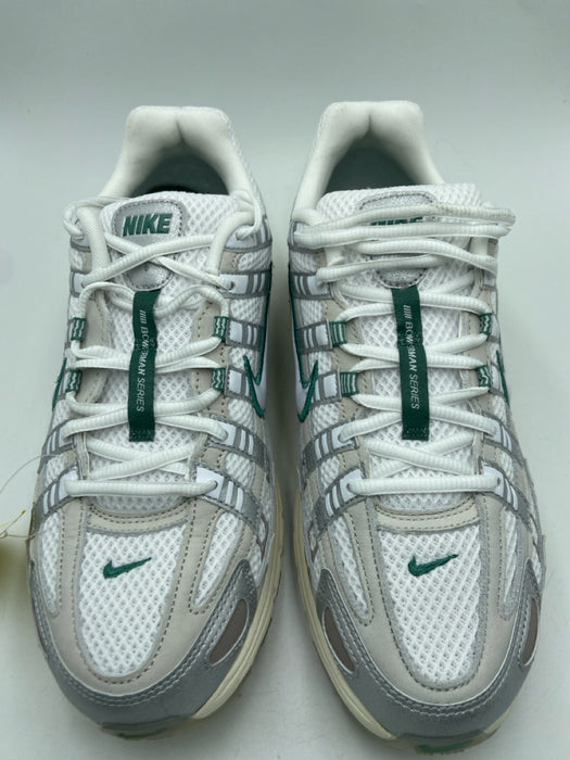 Nike Shoe Size 12 New Silver & Green Synthetic Solid Sneaker Men's Shoes