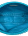 Prada Aqua Blue & Beige Nylon Zip Top Rectangle Shoulder Strap Bag Aqua Blue & Beige / Small