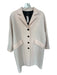 Ellen Tracy Size 6 Blush Polyester Long Sleeve Button Down Coat Blush / 6