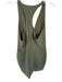 Meshki Size L Olive Green Polyester Blend Racerback Front Zip Dress Olive Green / L