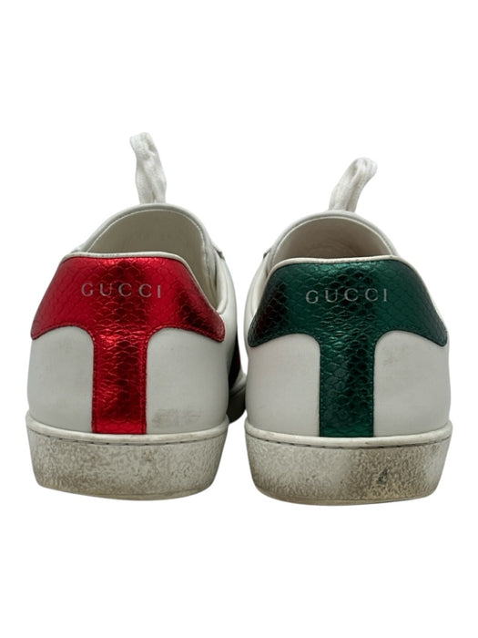 Gucci Shoe Size 10.5 White Leather Solid Sneaker Men's Shoes White / 10.5