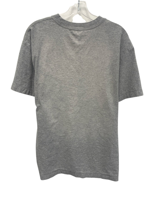 Purple - Brand Size M Gray & Black Cotton Men's Short Sleeve Gray & Black / M