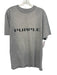 Purple - Brand Size M Gray & Black Cotton Men's Short Sleeve Gray & Black / M