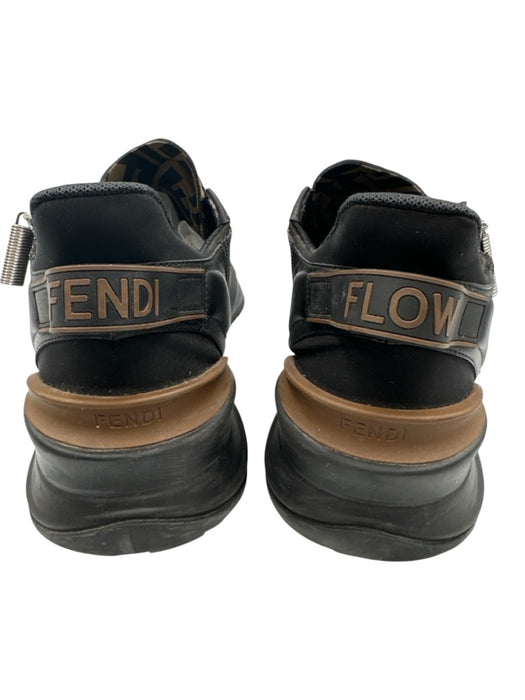 Fendi Shoe Size 11 Black Synthetic logo Sneaker Men's Shoes Black / 11