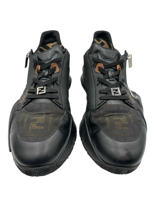 Fendi Shoe Size 11 Black Synthetic logo Sneaker Men's Shoes Black / 11