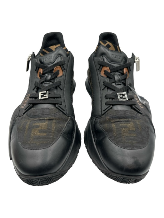 Fendi Shoe Size 11 Black Synthetic logo Sneaker Men's Shoes Black / 11