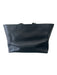 Balenciaga Black & White Leather Double Top Handle Logo Tote Interior Zip Bag Black & White / L