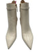 Valentino Garavani Shoe Size 39 Cream White Leather Upper Pointed Toe Boots Cream White / 39