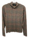 Veronica Beard Jeans Size S/P Tan, Red & Black Lyocell blend Long Sleeve Top Tan, Red & Black / S/P