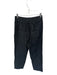 Tibi Size 6 Charcoal Cotton High Waist Wide Leg Raw Hem Jeans Charcoal / 6