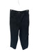 Tibi Size 6 Charcoal Cotton High Waist Wide Leg Raw Hem Jeans Charcoal / 6