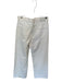 ABLE Size 29 Cream Cotton Blend High Waist Wide Leg Jeans Cream / 29
