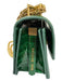 Mac Duggal Green Patent Leather Gold Tone Hardware Croc Embossed Chain Strap Bag Green / Medium
