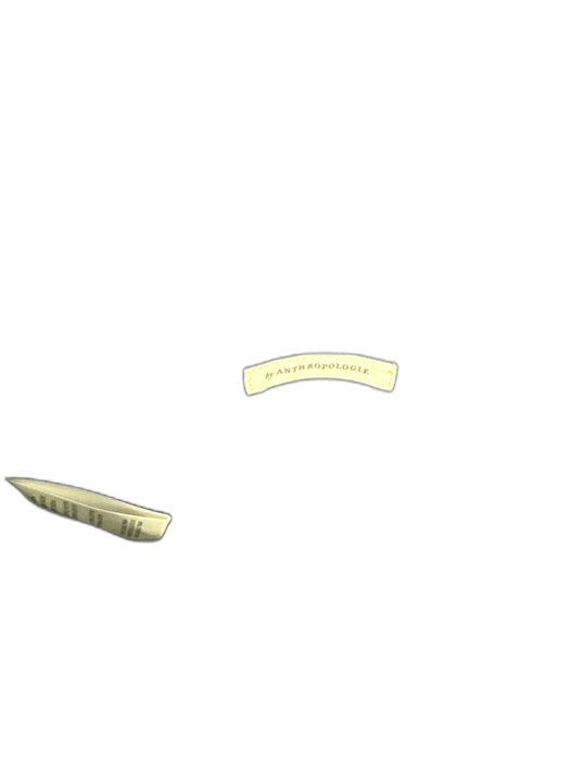 Anthropologie Blue, Green, White Polyester Cotton Lining Beaded Stripe Flap Bag Blue, Green, White / S