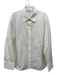 Lafayette 148 Size 16 White Polyester Long Sleeve Hidden Buttons Button Down Top White / 16