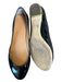J. Crew Shoe Size 8 Black & Gold Patent Leather round toe Flats Black & Gold / 8
